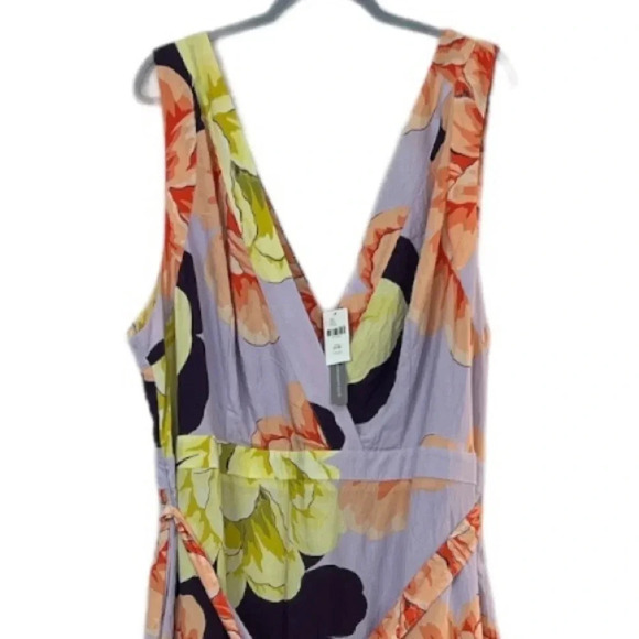 Anthropologie Maeve NEW Floral Wrap Maxi Dress 26W - Picture 8 of 14